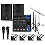 Yamaha Complete PA Package with MG12XUK Mixer and Kustom HiPAC Speakers 12