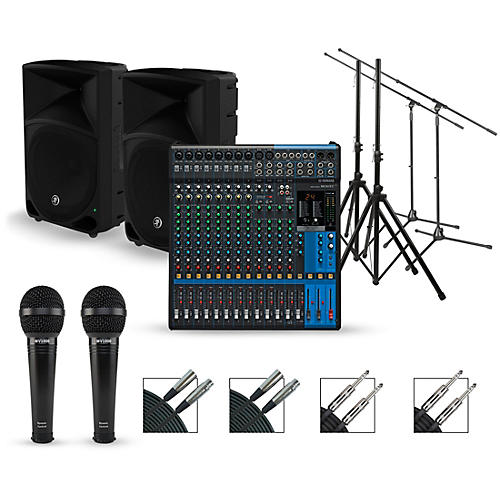 Complete PA Package with MG16XU Mixer and Mackie Thump Speakers
