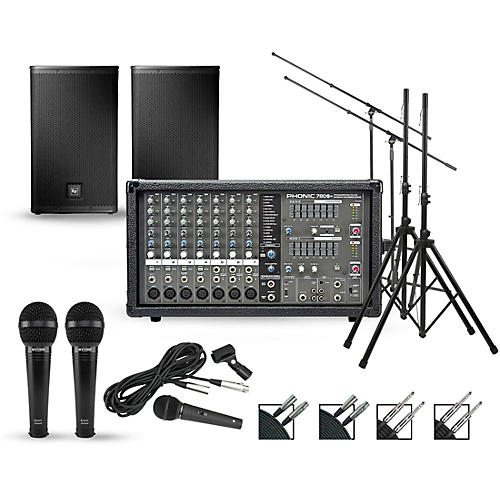 Complete PA Package with Powerpod 780 Plus Mixer and Electro-Voice Live X Speakers