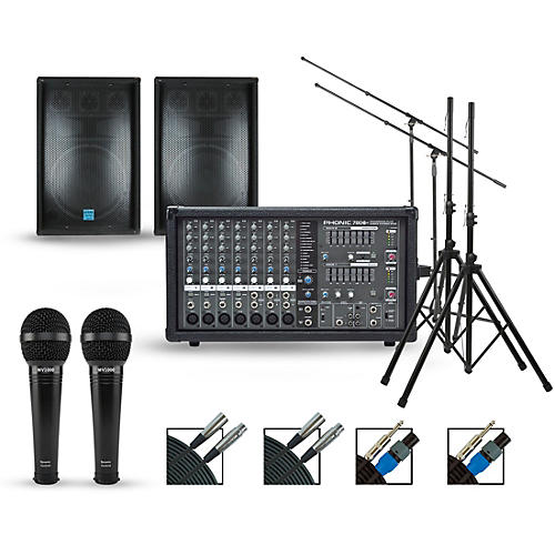 Complete PA Package with Powerpod 780 Plus Mixer and Gemini GSM Series Speakers