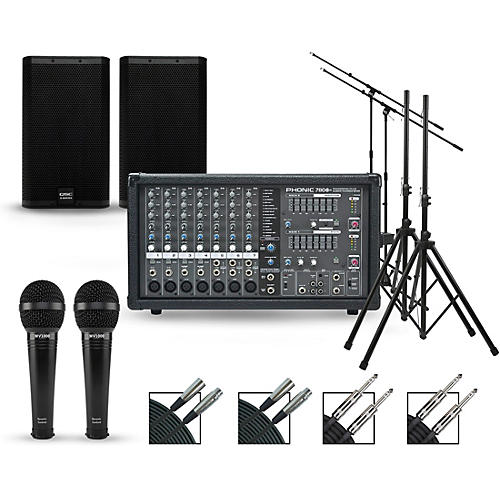 Complete PA Package with Powerpod 780 Plus Mixer and QSC E Series Speakers