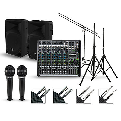 Complete PA Package with ProFX12v2 Mixer and Mackie Thump Speakers