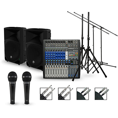 Complete PA Package with StudioLive AR12 Mixer and Mackie Thump Speakers
