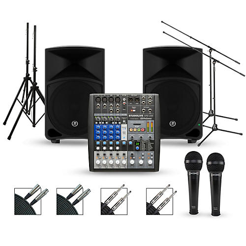 Complete PA Package with StudioLive AR8 Mixer and Mackie Thump Speakers
