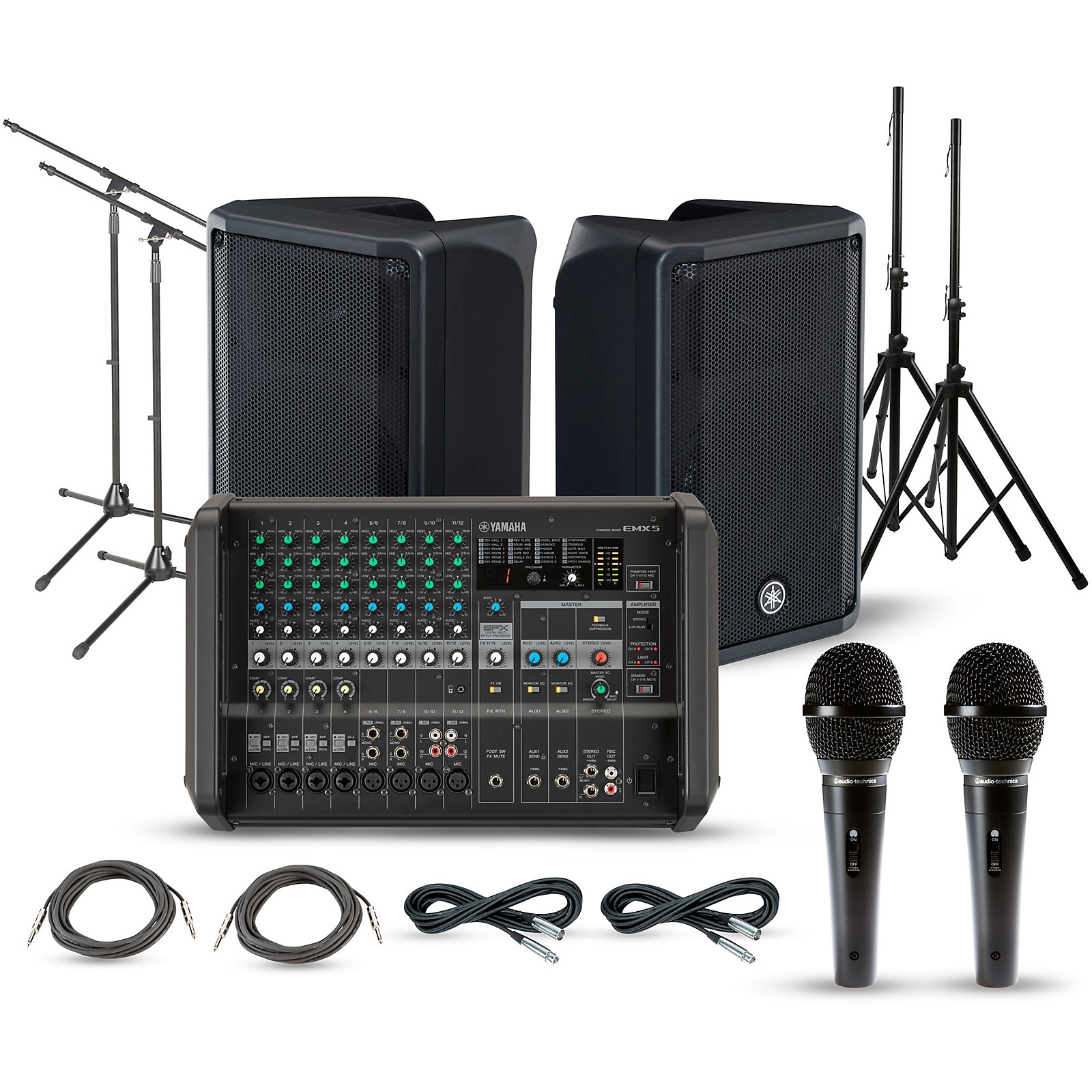 Complete PA Package with Yamaha EMX5 Mixer and CBR Series Speakers