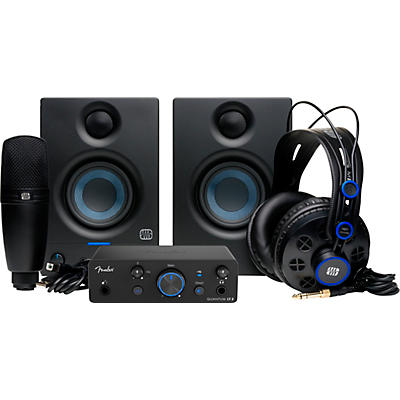 Fender Studio Complete Recording Bundle With Quantum LT 2 Interface
