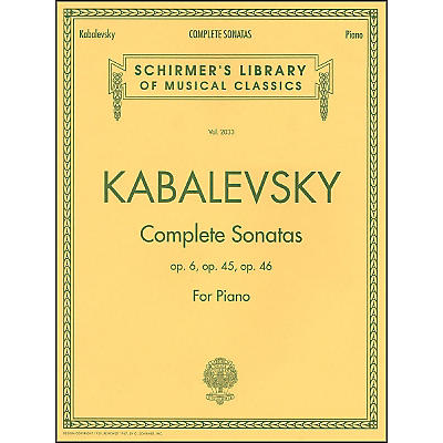 Positive Grid Complete Sonatas Opus 6, 45, 46 By Kabalevsky