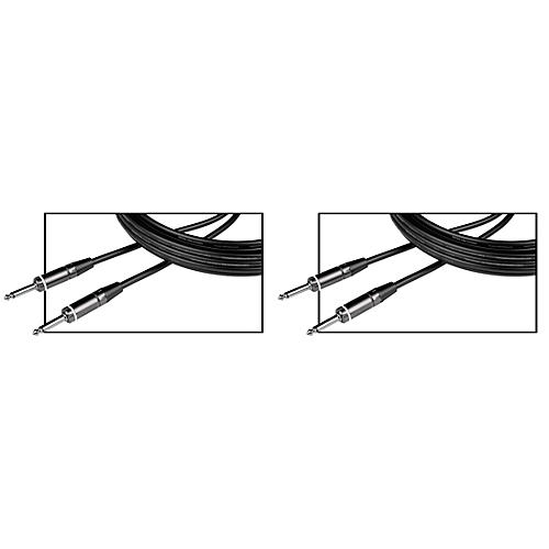 GATOR CABLEWORKS Composer Series Straight to Straight Instrument Cable, 2-Pack 20 ft. Black