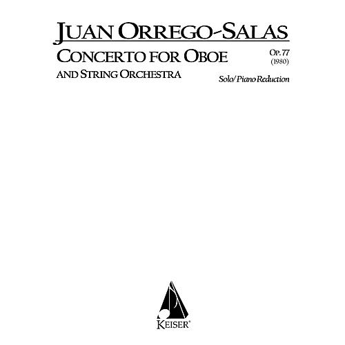 Lauren Keiser Music Publishing Conc for Oboe and String Orchestra, Op 77 LKM Music Series by Juan Orrego-Salas