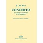 Editio Musica Budapest Conc in E Flat (Bassoon with Piano Accompaniment) EMB Series by Johann Christian Bach