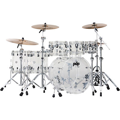 PDP by DW Concept Acrylic 6-Piece Drum Shell Pack -