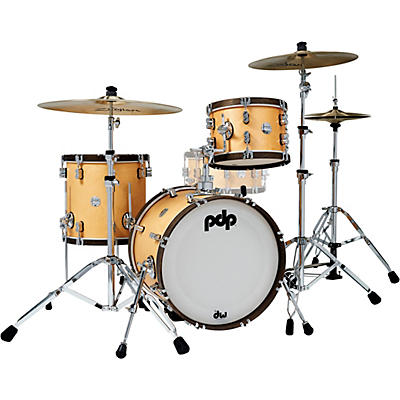 PDP by DW Concept Classic 3-Piece Bop Kit with Walnut Hoops