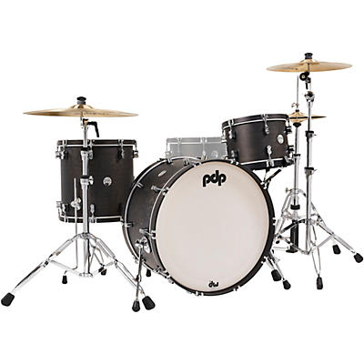 PDP by DW Concept Classic 3-Piece Shell Pack with 24 in. Bass Drum and Ebony Hoops