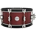 PDP Concept Classic Snare Drum with Wood Hoops 14 x 6.5 in. Ebony/Ebony Hoops14 x 6.5 in. Ox Blood/Ebony Hoops