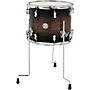 PDP by DW Concept Exotic Series Floor Tom Walnut to Charcoal Burst 14 x 12 in.