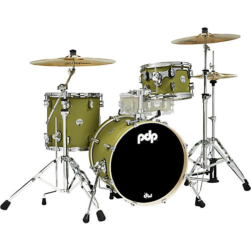 PDP Concept Maple 3-Piece Bop Shell Pack Satin Olive