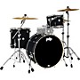 PDP Concept Maple 3-Piece Rock Shell Pack With Chrome Hardware Satin Black