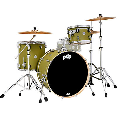 PDP by DW Concept Maple 3-Piece Rock Shell Pack With Chrome Hardware
