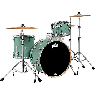 PDP by DW Concept Maple 3-Piece Rock Shell Pack With Chrome Hardware