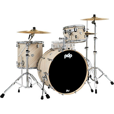 PDP Concept Maple 3-Piece Rock Shell Pack With Chrome Hardware