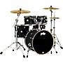 Open-Box PDP Concept Maple 5-Piece Shell Pack with Chrome Hardware Condition 1 - Mint Satin Black