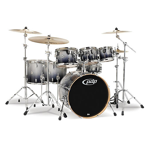 PDP Concept Maple 7-Piece Shell Pack Condition 1 - Mint Silver to Black Fade