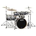 PDP Concept Maple 7-Piece Shell Pack Red To Black FadeSilver to Black Fade