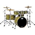 PDP Concept Maple 7-Piece Shell Pack With Chrome Hardware Satin SeafoamSatin Olive