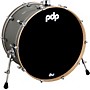 PDP by DW Concept Maple Bass Drum with Chrome Hardware 22 x 18 in. Satin Pewter
