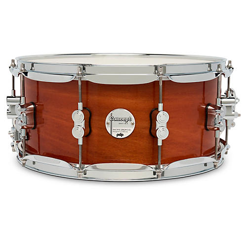 PDP Concept Maple Exotic Snare Drum 14 x 6.5 in. Natural Honey Mahogany