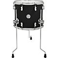 PDP by DW Concept Maple Floor Tom with Chrome Hardware 18 x 16 in. Carbon Fiber14 x 12 in. Satin Black