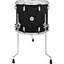 PDP by DW Concept Maple Floor Tom with Chrome Hardware 16 x 14 in. Satin Black