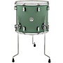 PDP by DW Concept Maple Floor Tom with Chrome Hardware 16 x 14 in. Satin Seafoam