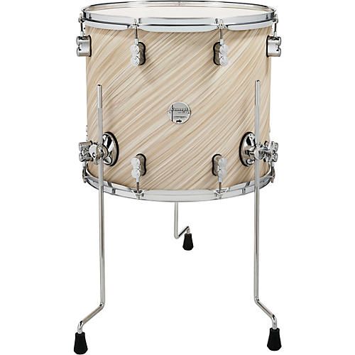 PDP Concept Maple Floor Tom with Chrome Hardware 16 x 14 in. Twisted Ivory