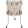 PDP Concept Maple Floor Tom with Chrome Hardware 16 x 14 in. Twisted Ivory