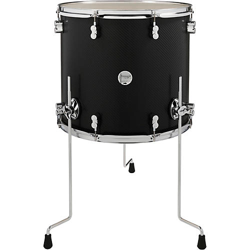 PDP by DW Concept Maple Floor Tom with Chrome Hardware 18 x 16 in. Carbon Fiber