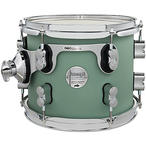 PDP Concept Maple Rack Tom with Chrome Hardware 10 x 8 in. Satin Seafoam
