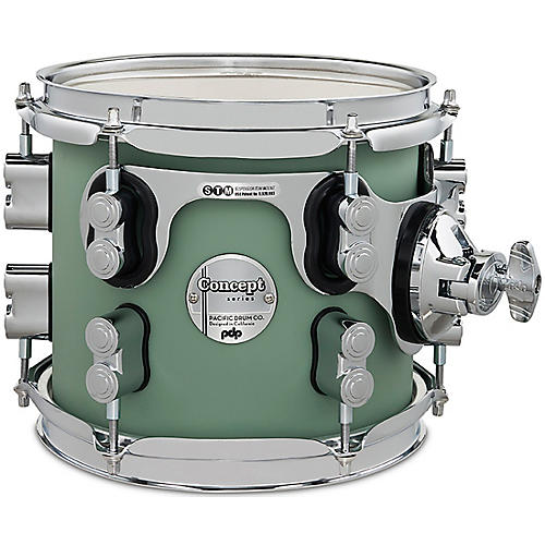 PDP Concept Maple Rack Tom with Chrome Hardware 8 x 7 in. Satin Seafoam