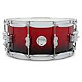 PDP Concept Maple Snare Drum With Chrome Hardware 14 x 6.5 in. Twisted Ivory14 x 6.5 in. Red to Black Fade