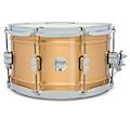 PDP by DW Concept Series 1.2 mm Natural Satin Brushed Brass Snare Drum 14 x 6.5 in.14 x 8 in.