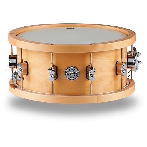 PDP Concept Series 20-Ply Snare Drum with Wood Hoops 14 x 6.5 in. Natural Lacquer