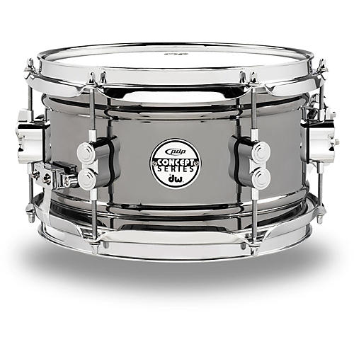 PDP by DW Concept Series Black Nickel Over Steel Snare Drum Condition 1 - Mint 10x6 Inch