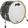 PDP by DW Concept Series Classic Wood Hoop Bass Drum 24 x 14 in. Ebony Stain