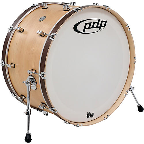 PDP by DW Concept Series Classic Wood Hoop Bass Drum 26 x 14 in. Natural/Walnut