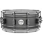 PDP by DW Concept Series Gun Metal Over Steel Snare Drum with Black Nickel Hardware 14 x 6.5 in.