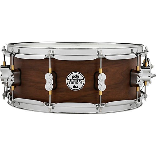 PDP Concept Series Limited Edition 20-Ply Hybrid Walnut Maple Snare Drum 14 x 5.5 in. Satin Walnut