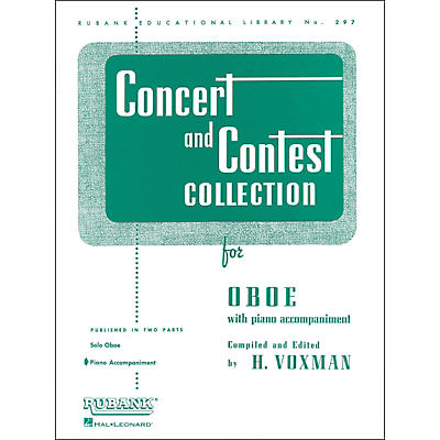 Hal Leonard Concert And Contest Collection for Oboe Piano Accompaniment Only