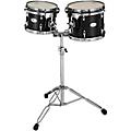 Black Swamp Percussion Concert Black Concert Tom Set with Stand 15 and 16 in.10 and 12 in.