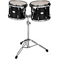 Black Swamp Percussion Concert Black Concert Tom Set with Stand 6 and 8 in.13 and 14 in.