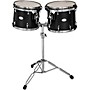 Black Swamp Percussion Concert Black Concert Tom Set with Stand 13 and 14 in.